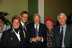 Amsterdam 16 september 2003
Feest 80e verjaardag Appie Baantjer in hotel Krasnapolsky
Jelle Kuiper Harrie Slinger en  Klaas Wilting