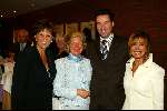 Amsterdam 14 september 2003
Modeshow Paul schulten in het okura
Paul Schulten met Astrid Joosten  Sandra Reemer en Hank Heyn
