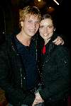 Amsterdam 2 december 2003
Premiere West Side Story in Carre. Aukje v Ginneken met haar vriend Jamy.