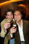 Scheveningen 8 december 2003
Feestje Holland Casino in circustheater.
Mike Starink en Bart Ettekoven