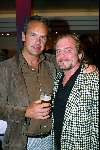 Amsterdam 22 september 2003
Premiere in de wolken met Johnny Kraaykamp jr en laus steenbeeke in het nieuwe de la mar theater
Bert Kuizenga en Filip Bolluyt
