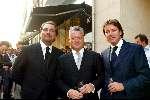 Amsterdam 4 september 2003
Opening winkel canali op pc hooftstraat
Bram Moscovicz met glaasje champagne
