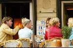 Amsterdam 4 september 2003
 Caroline Tensen en Peter Gallas  op  pc hooftstraat