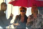 Amsterdam 11 september 2003
Chazia Morali winkelen op pc hooftstraat met raoul heertje