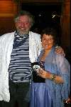 Amsterdam 4 september 2003
Surprise feestje voor babette Cremer vanwege haar 50e verjaardag in de engel op de albert Cuypstraat
Chiem v Houweninge met zijn vrouw