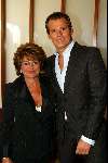 Amsterdam 14 september 2003
Modeshow Paul schulten in het okura
Christine Kroonenberg met Leco v Zadelhoff