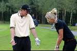 Apeldoorn 9 september 2003
Golftournooi van de ronnie tober foundation op golfbaan de scherpenberg
Adriaan Kok en Dorien Ouborg