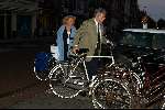 Amsterdam 4 september 2003
Ed v Thijn met zijn vrouw odette op de fiets