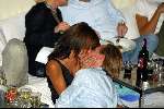 Amsterdam 11 september 2003
Jort Kelder en Georgina Verbaan in de supper club kussend