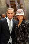 Den Haag 16 september 2003
Prinsjesdag 2003 .ministers en staatsecretarissen met hoedjes
Hans Hoogervorst  met vrouw