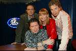 Amsterdam 3 december 2003
Persconferentie Idols 2003/2004  
Edwin Jansen, Jerney Kaagman, Henkjan Smits en Eric v Thijn