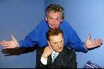 Amsterdam 7 september 2003
Presentatie boek herman brood van bart chabot in madame tussaud
Henny huisman met wassen beeld