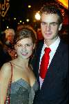 Amsterdam 9 december 2003
Premiere Pietje Bell in City theater.
Katja Herbers met vriend