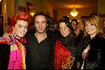 Amsterdam 2 december 2003
Premiere West Side Story in Carre.  Spiros met Kim Lian v d Meij en vriendin