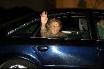 Den Haag 07 december 2003
Koningin Beatrix  op bezoek in Bronovo.