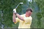 Apeldoorn 9 september 2003
Golftournooi van de ronnie tober foundation op golfbaan de scherpenberg
Louis v Gaal tijdens het golfen