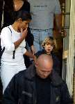 Amsterdam 23 september 2003
De vriendin van Mick Jagger  Lucinde morad en haar zoontje lucas