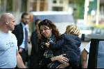 Amsterdam 23 september 2003
De vriendin van Mick Jagger  Lucinde Morad en haar zoontje lucas