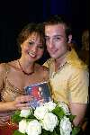 Hilversum 22 september 2003
Pincess records  presentatie in studio 21
Maaike Widdershoven met man