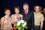 Hilversum 22 september 2003
Pincess records  presentatie in studio 21
Maaike Widdershoven met man en ouders