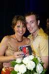 Hilversum 22 september 2003
Pincess records  presentatie in studio 21
Maaike Widdershoven met man
