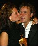 Hilversum 25 september 2003
Uitreiking van de gouden beelden in studio 21
Marco Borsato en Leontine Borsato