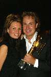 Hilversum 25 september 2003
Uitreiking van de gouden beelden in studio 21
Marco Borsato en Leontine Borsato