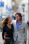 Den Haag 5 september 2003
Mariska Hulscher met haar nieuwe vriend Walter