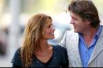 Den Haag 5 september 2003
Mariska Hulscher met haar nieuwe vriend Walter