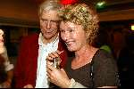 Amsterdam 22 september 2003
Premiere in de wolken 
Martine Bijl met haar man Berend Boudewijn