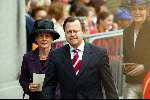 Den Haag16 september 2003
Prinsjes dag 2003. 
Matt Herben met zijn vrouw