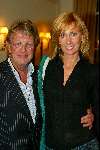 Amsterdam 9 September2003
modeshow frans molenaar in amstel hotel.
Jan des Bouvrie met zijn vrouw Monique des Bouvrie