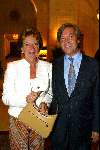 Amsterdam 9 september 2003
modeshow frans molenaar in het amstel hotel
Neelie Kroes en Dirk Jan Parelberg