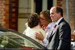 Amsterdam 15 september 2003
Prinses Margriet op bezoek bij Prins Bernhard Jr. Prinses Annette en prinses Isabella