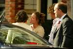 Amsterdam 15 september 2003
Prinses Margriet op bezoek bij Prins Bernhard Jr. Prinses Annette en prinses Isabella