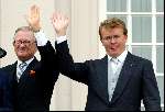 Den Haag16 september 2003
Prinsjes dag 2003. 
Pieter v Vollenhovenen Prins Friso