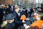 Den Haag 9 december 2003
Prins Willem Alexander aangeven Prinses Catharina Amalia Beatrix Carmen Victoria .
