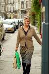 Amsterdam 3 september 2003
Prinses Carolina winkelen op pc hooftstraat