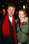 Amsterdam 9 december 2003
Premiere Pietje Bell in City theater.
Rene Mioch met dochter