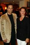 Amsterdam 15 september 2003
Modeshow Ronald Kolk in Koepelkerk
Robert Schoemacher met vrouw