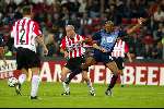 Eindhoven 25 september 2002
PSV-Arsenal 0-4
Thierry Henry en Kasper Bogelund