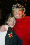 Amsterdam 9 december 2003
Premiere Pietje Bell in City theater.
Willeke Alberti met kleindochter
