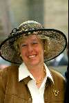 Den Haag 16 september 2003
Prinsjesdag 2003 .ministers en staatsecretarissen met hoedjes
Jaap de Hoop Scheffer z\'n vrouw