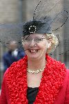 Den Haag 21 september 2004
Agnes v Ardenne met hoed bij Prinsjesdag