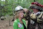 Drunen 13 september 2004
Anky v Grunsven wordt geridderd tot Barones van Land v Ooit. 
Anky zwanger