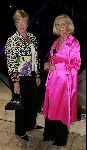 Monaco 10 september 2004
Modeshow Monique Collignon in Grimaldi. 
Annemarie Bartels en mevr Baan