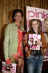 Amsterdam 22 september 2004
Presentatie Pink Ribbon in Amstel Hotel.
Babette v Veen  en Lenette v Dongen