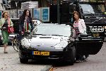 Amsterdam 17 september 2004
Carmen Rijkaard met porsche 911 cabrio op de Cornelis Schuytstraat