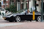 Amsterdam 17 september 2004
Carmen Rijkaard met porsche 911 cabrio op de Cornelis Schuytstraat