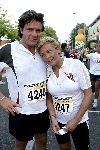 Zaandam 19 september 2004
Dam tot Dam Loop. 
Caroline Tensen met Peter Gallas
